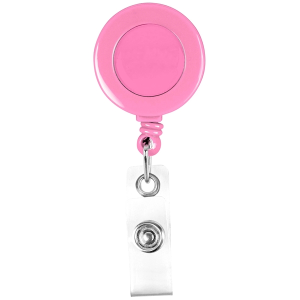 Round-Shaped Retractable Badge Holder - Image 2