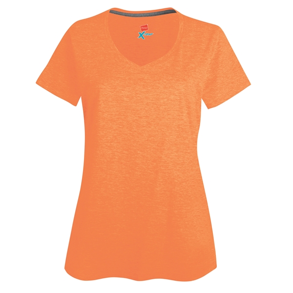 Hanes® Women's X-Temp® Short Sleeve V-Neck T-Shirt - Image 4