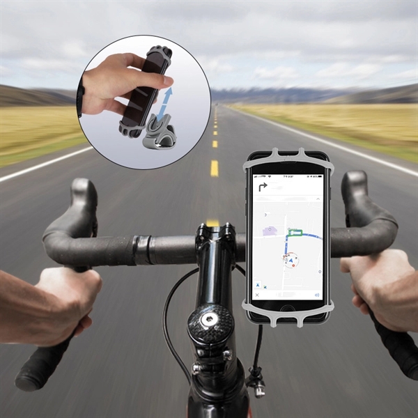 Rotation Silicone Bicycle Phone Holder - Image 1