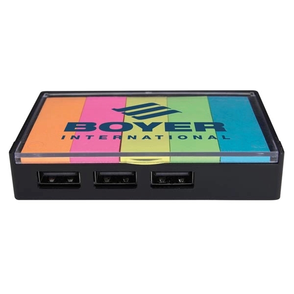 Color Strip 3-Port USB Hub - Image 4