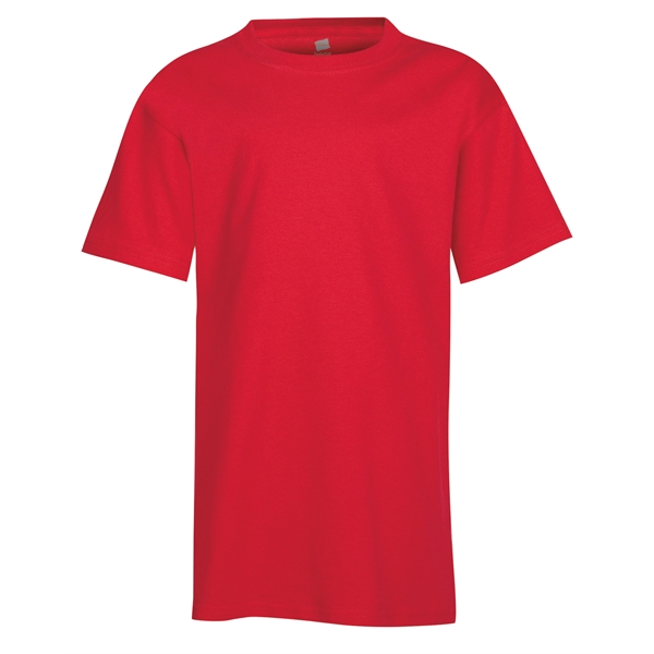 Hanes® Youth ComfortSoft® Crewneck T-Shirt (colors) - Image 4
