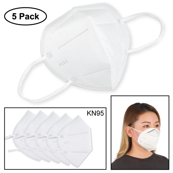 5 Pack KN95 Respiratory Protective Face Mask - Image 1