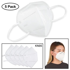 5 Pack KN95 Respiratory Protective Face Mask