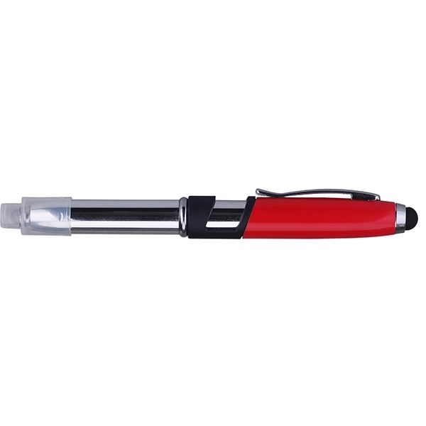 Multi Function Metal Stylus Pen LED Light & Phone Stand - Image 8