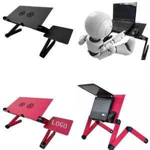 Laptop Stand Desk with 2 CPU Cooling Fans