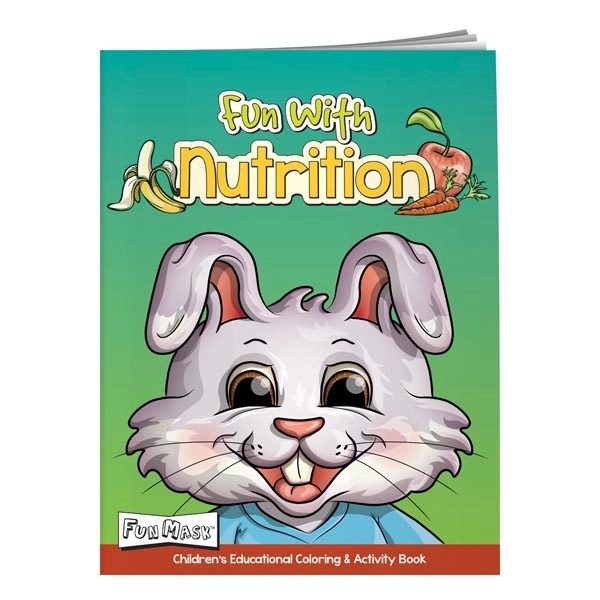 Fun with Nutrition Coloring Book with Mask - Image 1