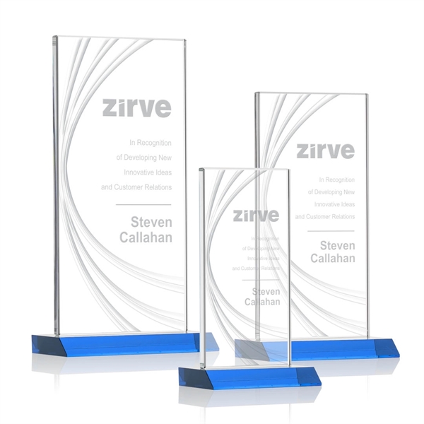Hawkins Liquid Crystal™  Award - Sky Blue - Image 1