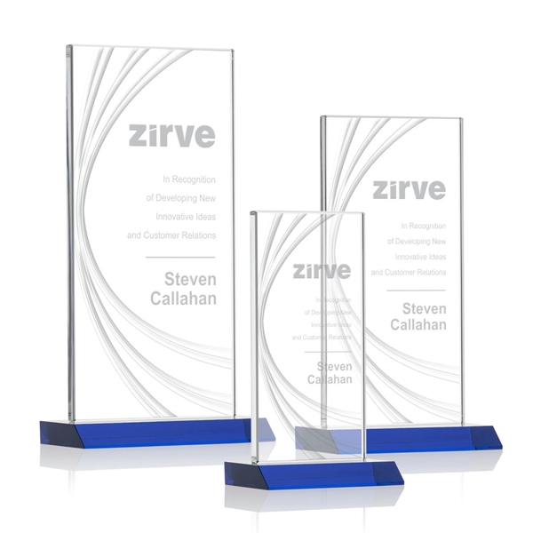 Hawkins Liquid Crystal™ Award - Blue - Image 1