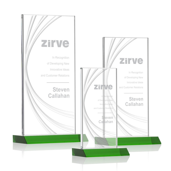 Hawkins Liquid Crystal™ Award - Green - Image 1