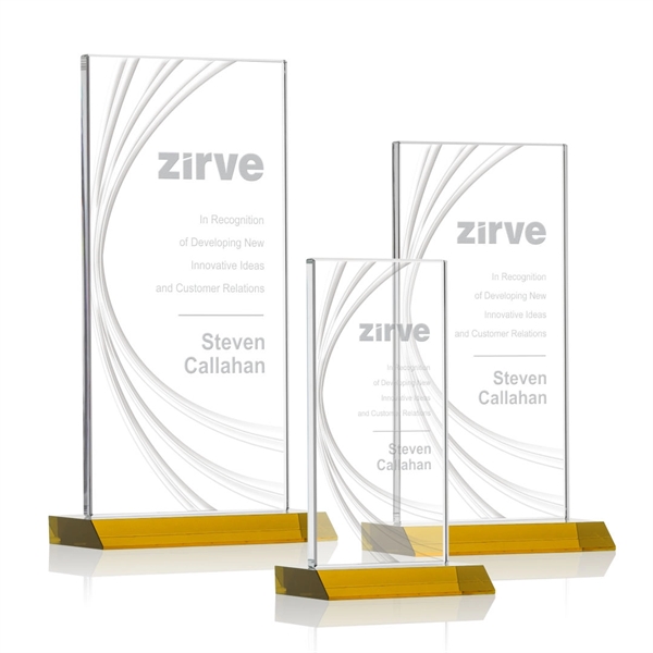 Hawkins Liquid Crystal™ Award - Amber - Image 1