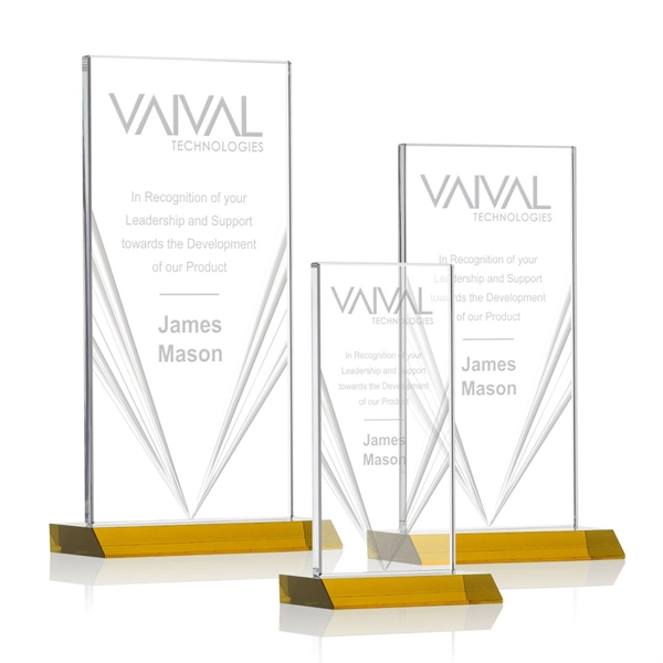 Seaford Liquid Crystal™ Award - Amber - Image 1
