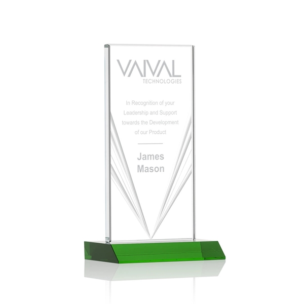 Seaford Liquid Crystal™  Award - Green - Image 2