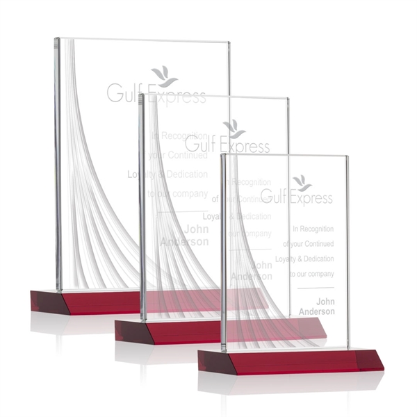 Leighton Liquid Crystal™ Award - Red - Image 1