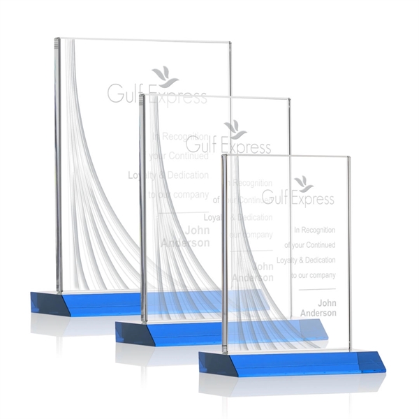 Leighton Liquid Crystal™ Award - Sky Blue - Image 1