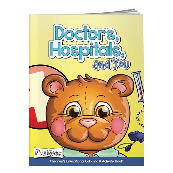 Doctors, Hospitals, and You Coloring Book with Mask - Image 1
