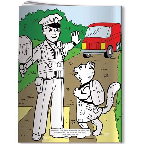 Coloring Book: Friendly Police Officers - Image 2