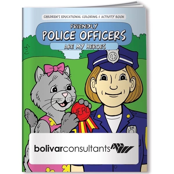 Coloring Book: Friendly Police Officers - Image 3
