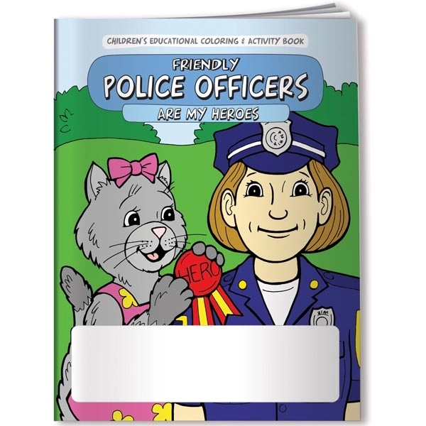 Coloring Book: Friendly Police Officers - Image 4