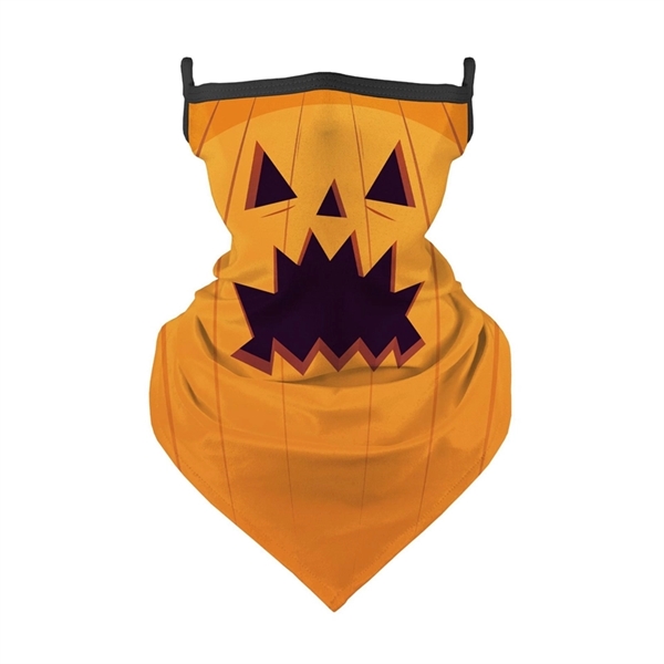 Kid Halloween Neck Gaiter Face Mask Triangle Scarf - Image 5