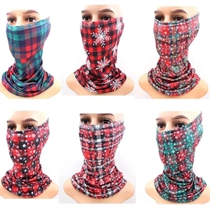 Christmas Winter Warm Neck Gaiter Printed Face Mask