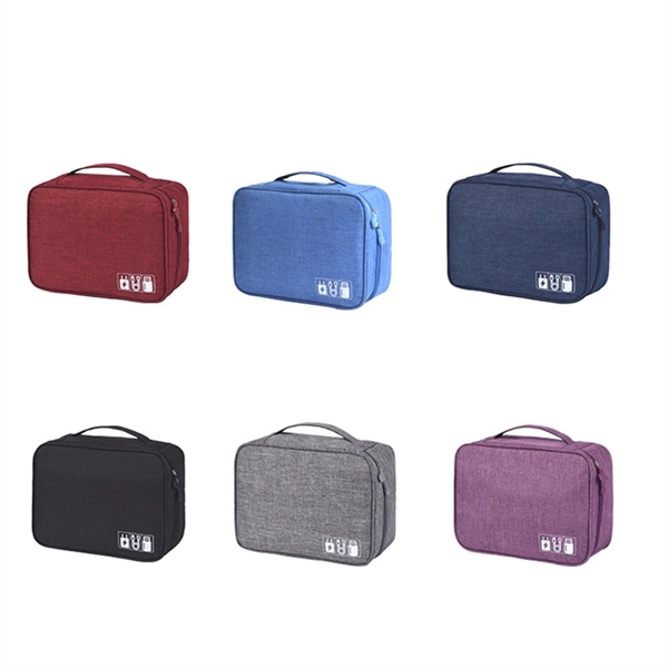 Custom Travel Cable Organizer & Electronics Accessories Case - Image 2