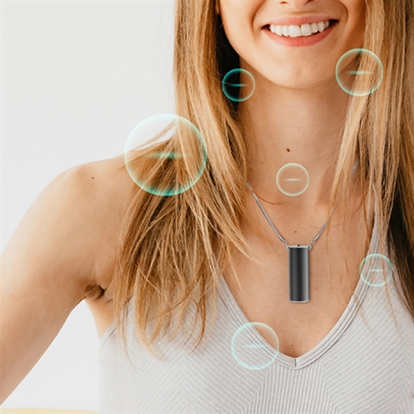Mini Portable Wearable Necklace Air Purifier - Image 3