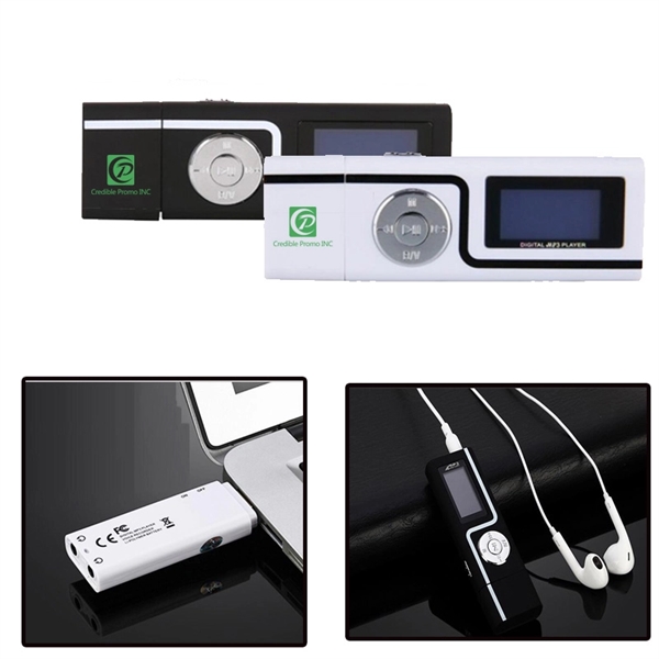 USB Flash Drive With MP3 Player and Display Screen - Image 1