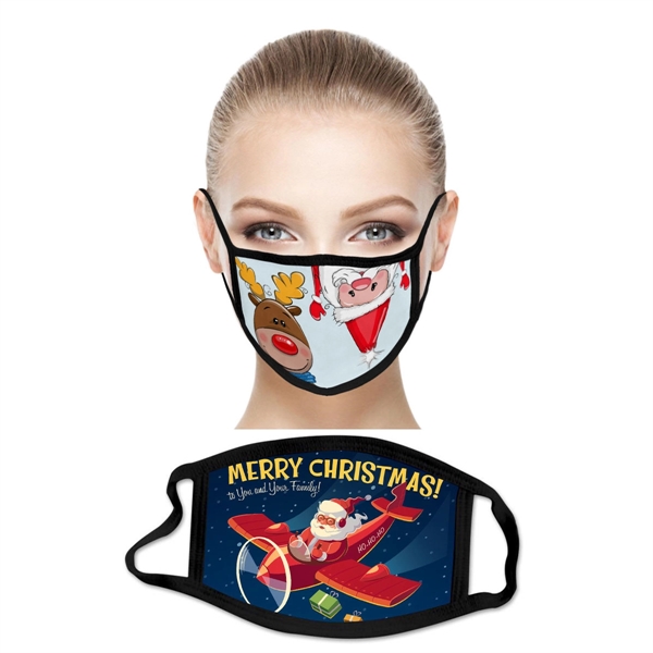 2 Ply Washable Christmas Mask Or Halloween Mask In Stock - Image 3