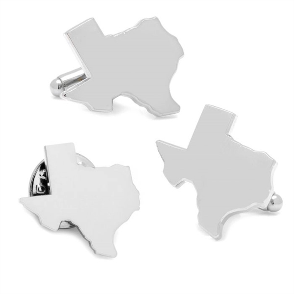 Custom Enamel Cufflinks and Lapel Pin Gift Set - Image 3