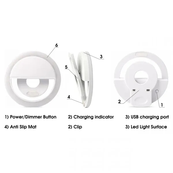 Clip On Ring Light for Selfie and Zoom Video Conference - Image 9