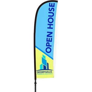 Blade Flutter Flag w/Hardware - 2 Sided -FREE SHIPPING