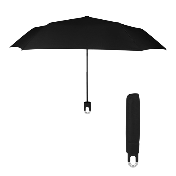 38" Arc Clipper Compact Telescopic Umbrella - Image 14