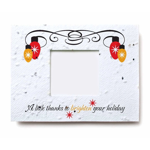 Holiday Seed Paper Window Gift Card Holder - Image 1