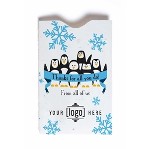 Holiday Seed Paper Gift Card Sleeve