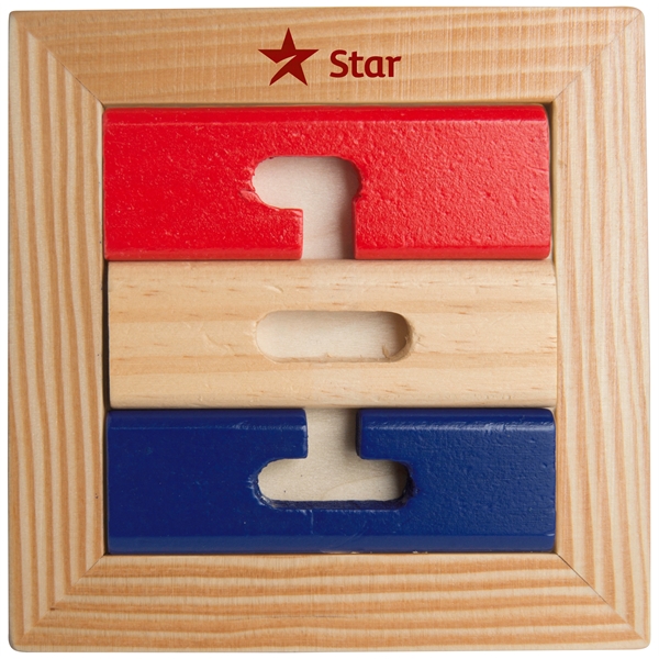 Colorful Wooden Star Puzzle - Image 4