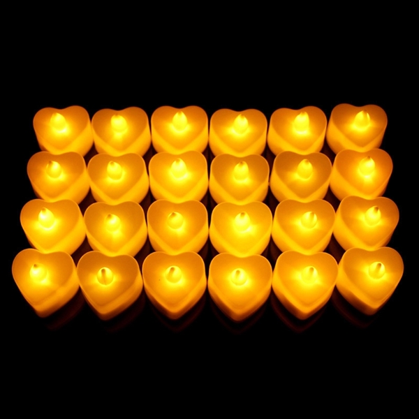 Heart-shaped LED Candle - Image 4
