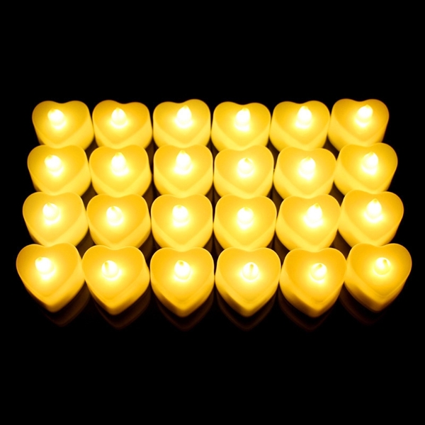 Heart-shaped LED Candle - Image 5