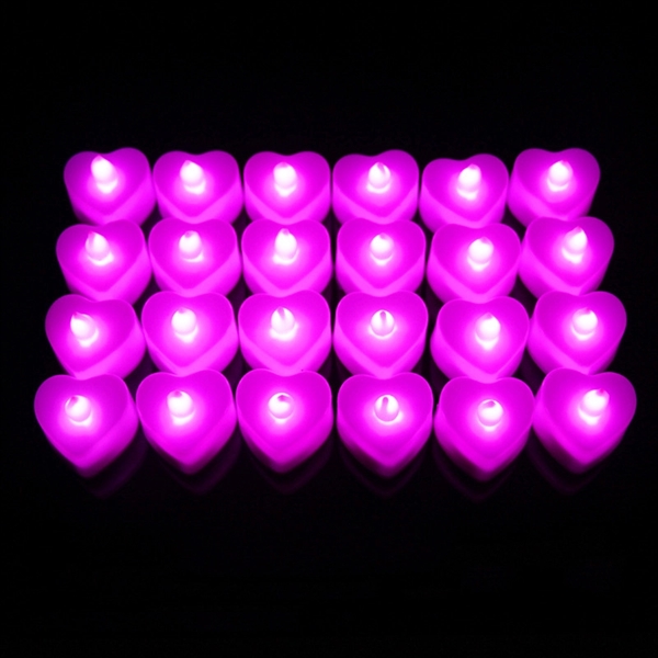 Heart-shaped LED Candle - Image 7