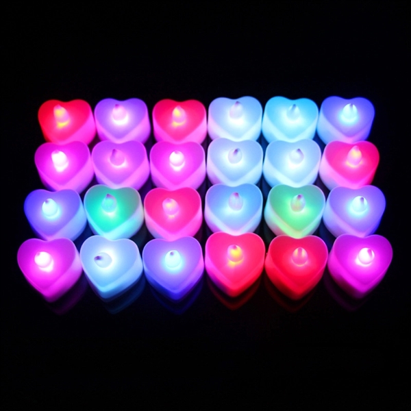 Heart-shaped LED Candle - Image 8