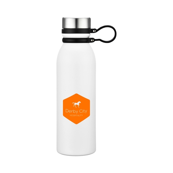 20 oz. Stainless Steel Attached Lid Tumbler - Image 3