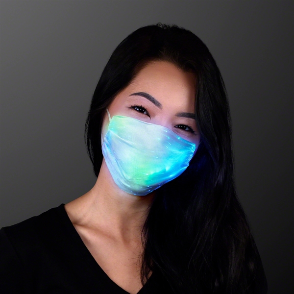 Color Change Fiber Optic LED Mask with Batteries - Image 5