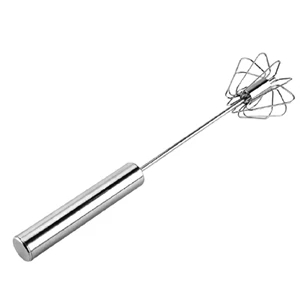 10-inch Stainless Steel Semi-automatic Egg Beater