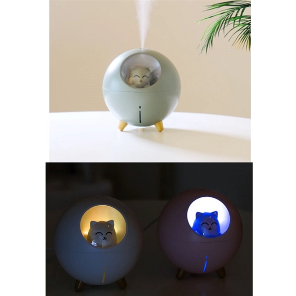USB Air Humidifier With 7 Color Nightlight     - Image 2