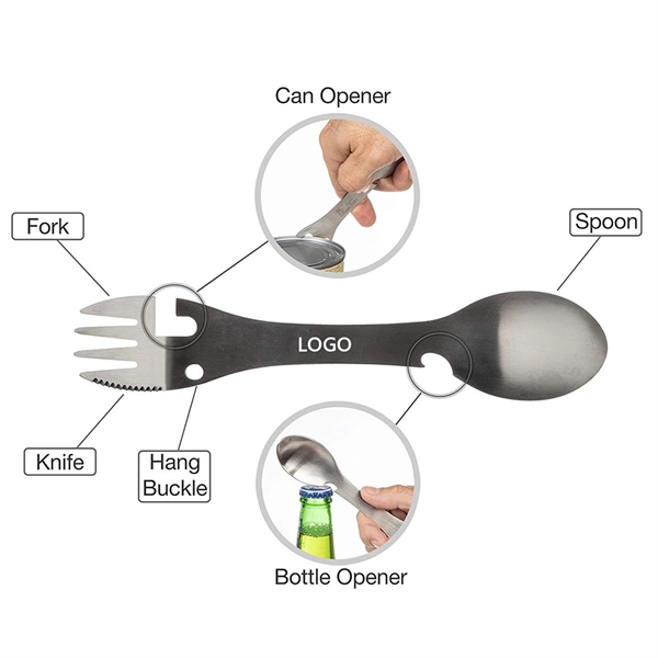 Spoon and Fork Bottle Opener - Image 1