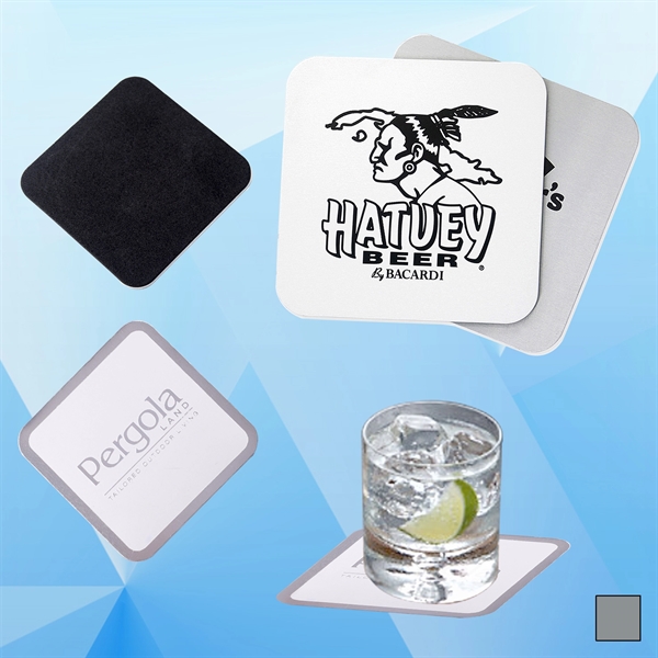 Metal Drink Coaster/ Cup Mat in Rectangle Shape - Image 1