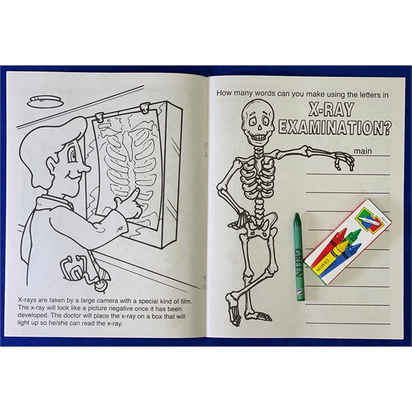 Learn About X-Rays Coloring and Activity Book Fun Pack - Image 2
