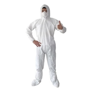 Non-Woven Disposable Bunny Suit - 70gsm