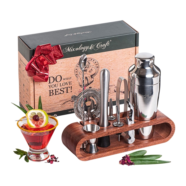 10-Piece Cocktail Bar Set (Stainless Steel) - Image 9