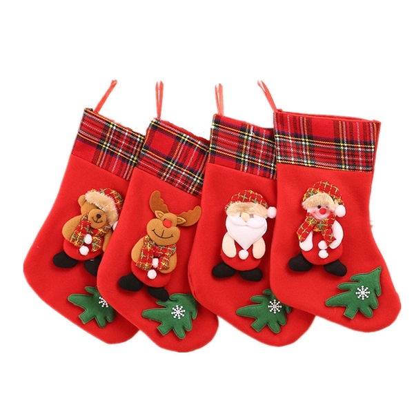 Small Christmas Gift Bag Candy Socks - Image 2