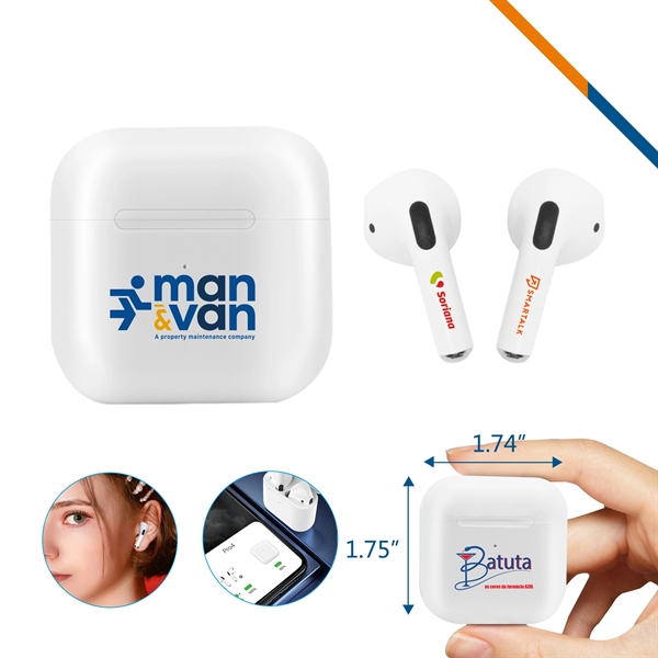 Simple TWS Bluetooth Earbuds - Image 1
